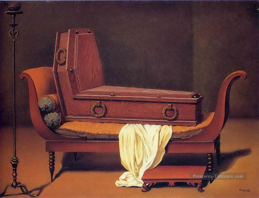 perspective madame recamier by david 1949 Rene Magritte Oil Paintings